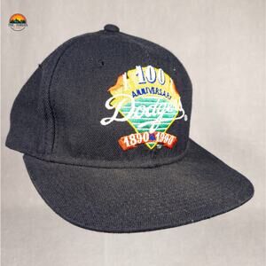 Sports Specialties La Dodger's Baseball Cap Black 100th Anniversary Men's OS